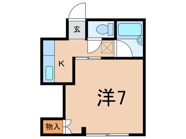 フラワーマンションの物件間取画像